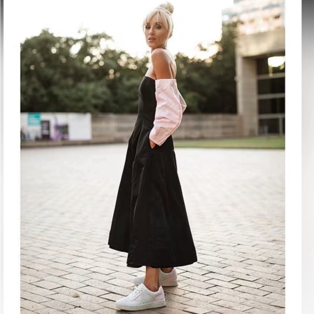 GIANNI BINI X NASTIA LIUKIN MIDI DRESS( Sz 2)